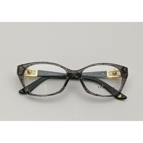 🕶️Versace Mod. 3170-B 5002 Eyeglasses 52/16 135 /TZ329🕶️​ - Picture 1 of 7